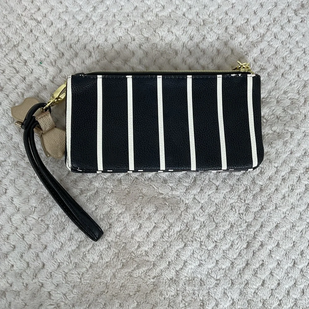 Betsey Johnson Gold Bow Detail Wallet